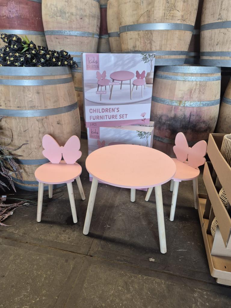 Kinder setje ( tafel met twee stoeltjes), 2 zitplaatsen, Nieuw, Ophalen of Verzenden, Bb