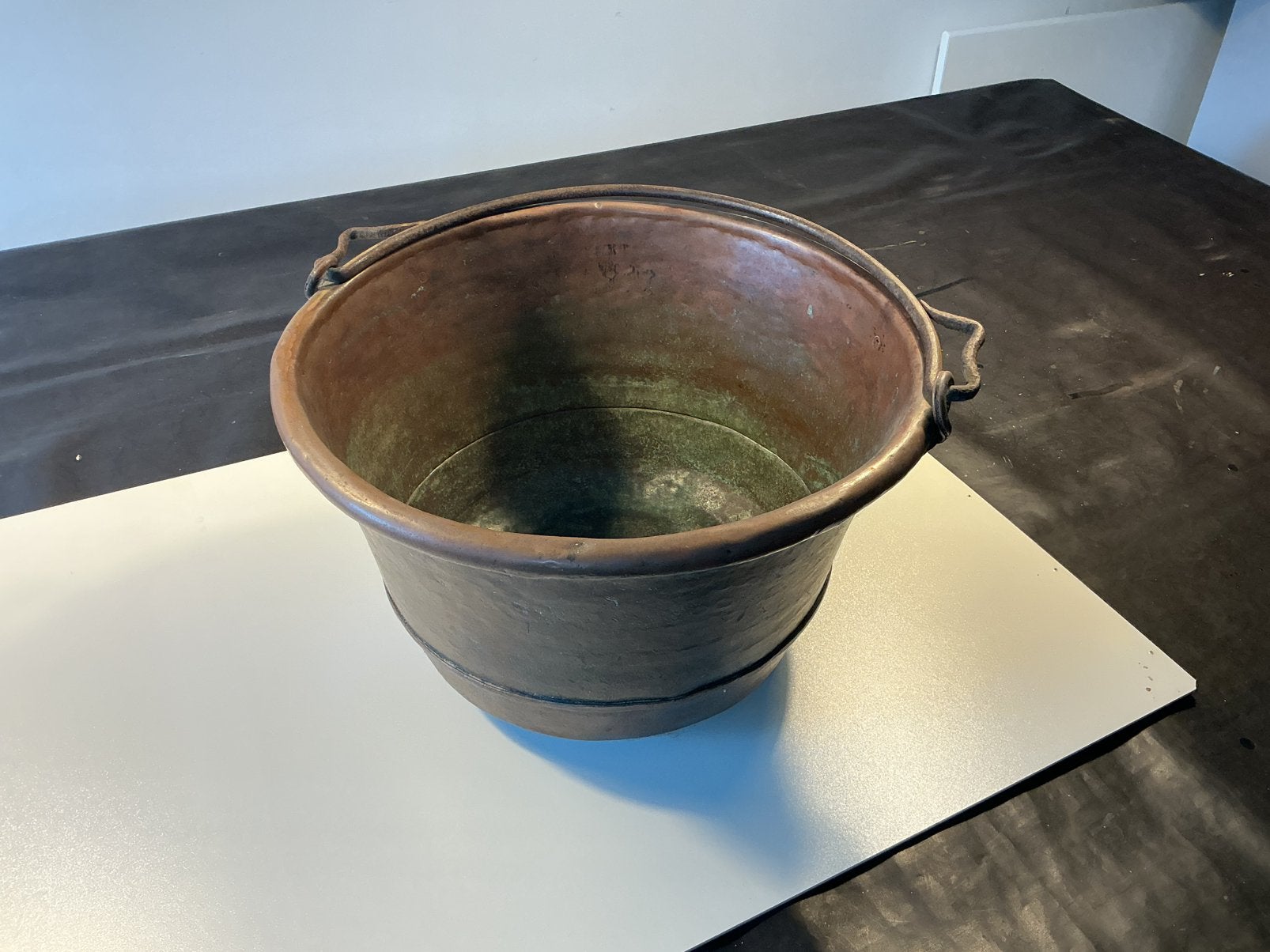 Antieke koperen ketel, Antiek en Kunst, Ophalen, Koper