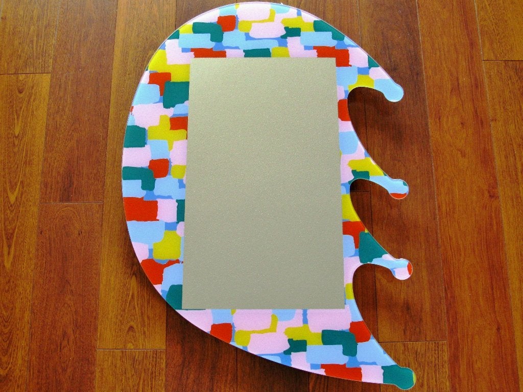 33 Mirrors spiegel Alessandro Mendini / Massimo Iosa Ghini, Antiek en Kunst, Gemerkt, Wanddecoratie, 95 cm, Ophalen
