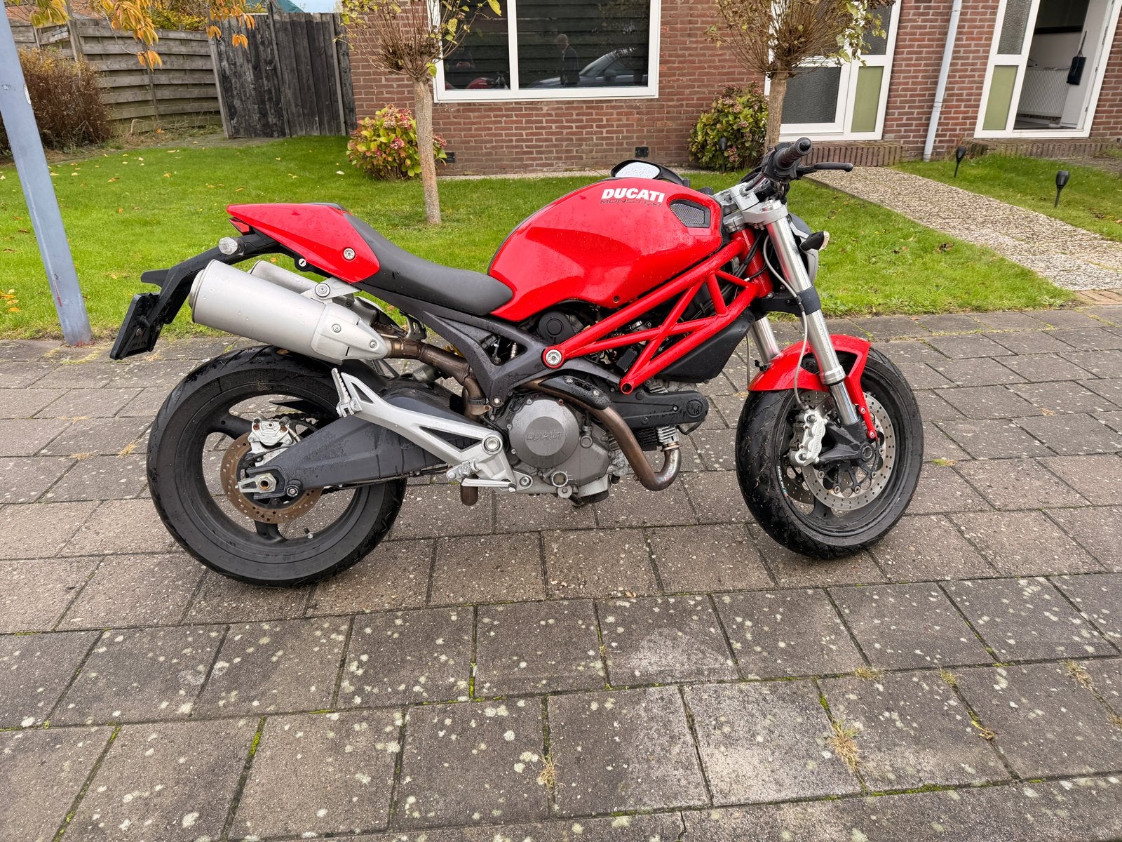 Ducati Monster 696 - 2009 - Nieuwe accu + druppellader, Motoren, 2 cilinders, Motorrijbewijs A, Gebruikt, Particulier