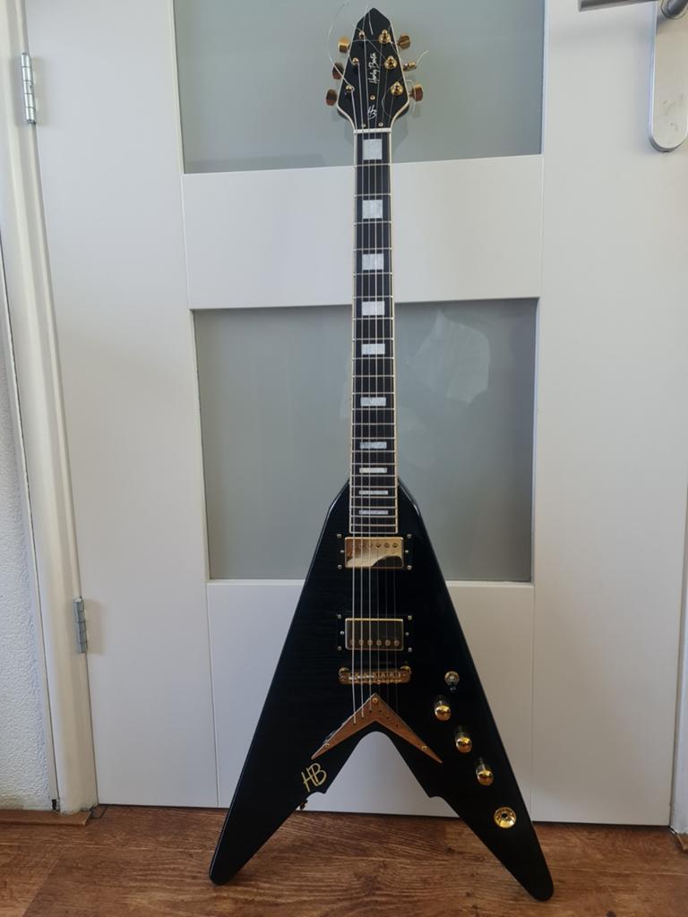 Harley Benton V Gitaar, Muziek en Instrumenten, Ophalen of Verzenden, Overige typen