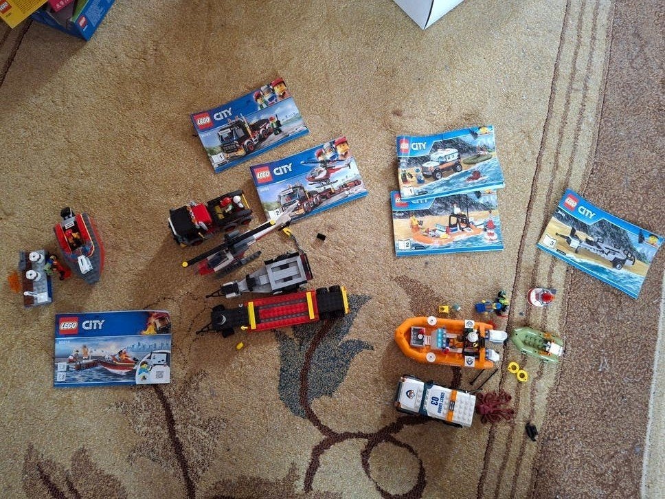 3x sets Lego City. Compleet met boekjes. 60213, 60183, 60165, Ophalen of Verzenden, Gebruikt, Complete set, Lego