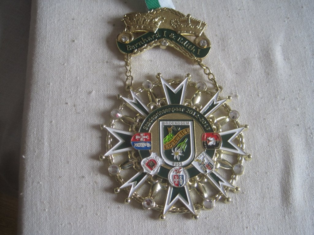 carnavals medaille cv edelweis brunssum, Ophalen of Verzenden, Overige materialen