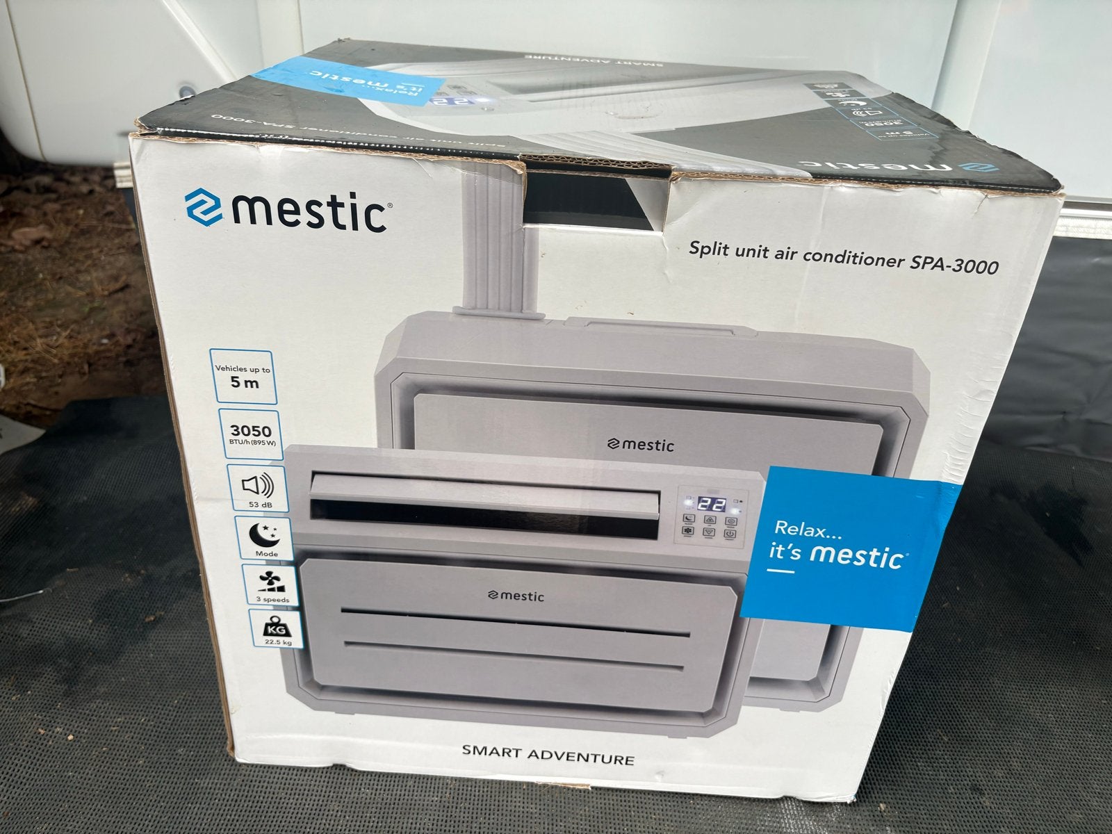 Mestic Split unit airco SPA-3000 / caravan camper  / Spanje), Witgoed en Apparatuur, Airco's, Ophalen, Minder dan 60 m³, 3 snelheden of meer