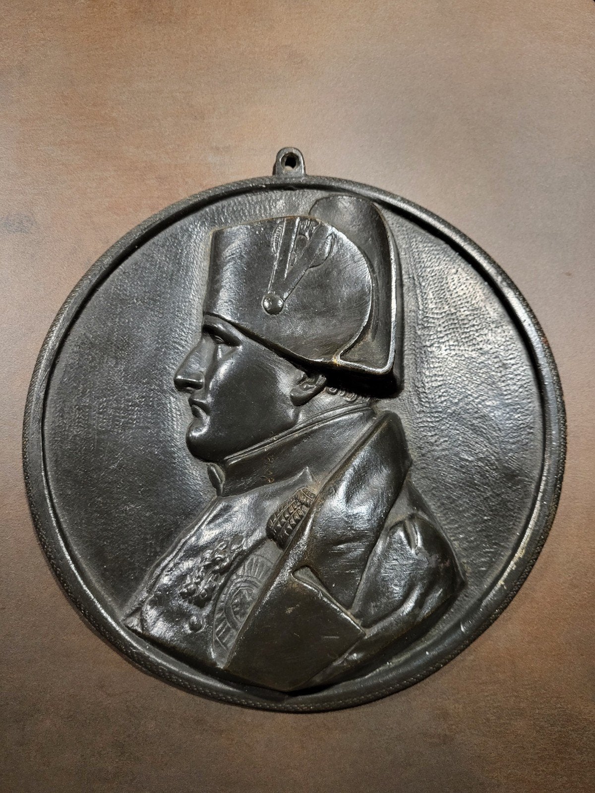 Bronzen plaquette van Napoleon 20 cm, Ophalen of Verzenden