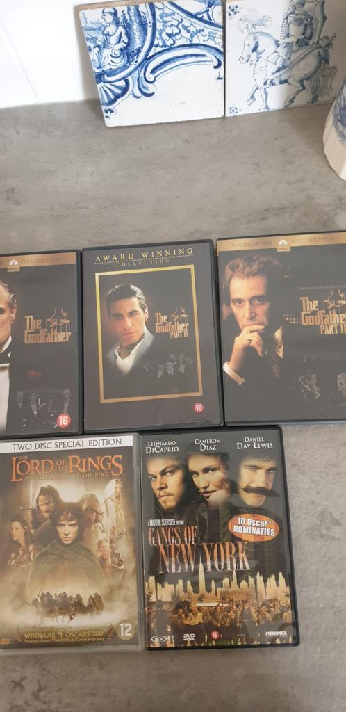 33 Films op DVD O.A The Godfather trilogie, Ophalen of Verzenden, Gebruikt