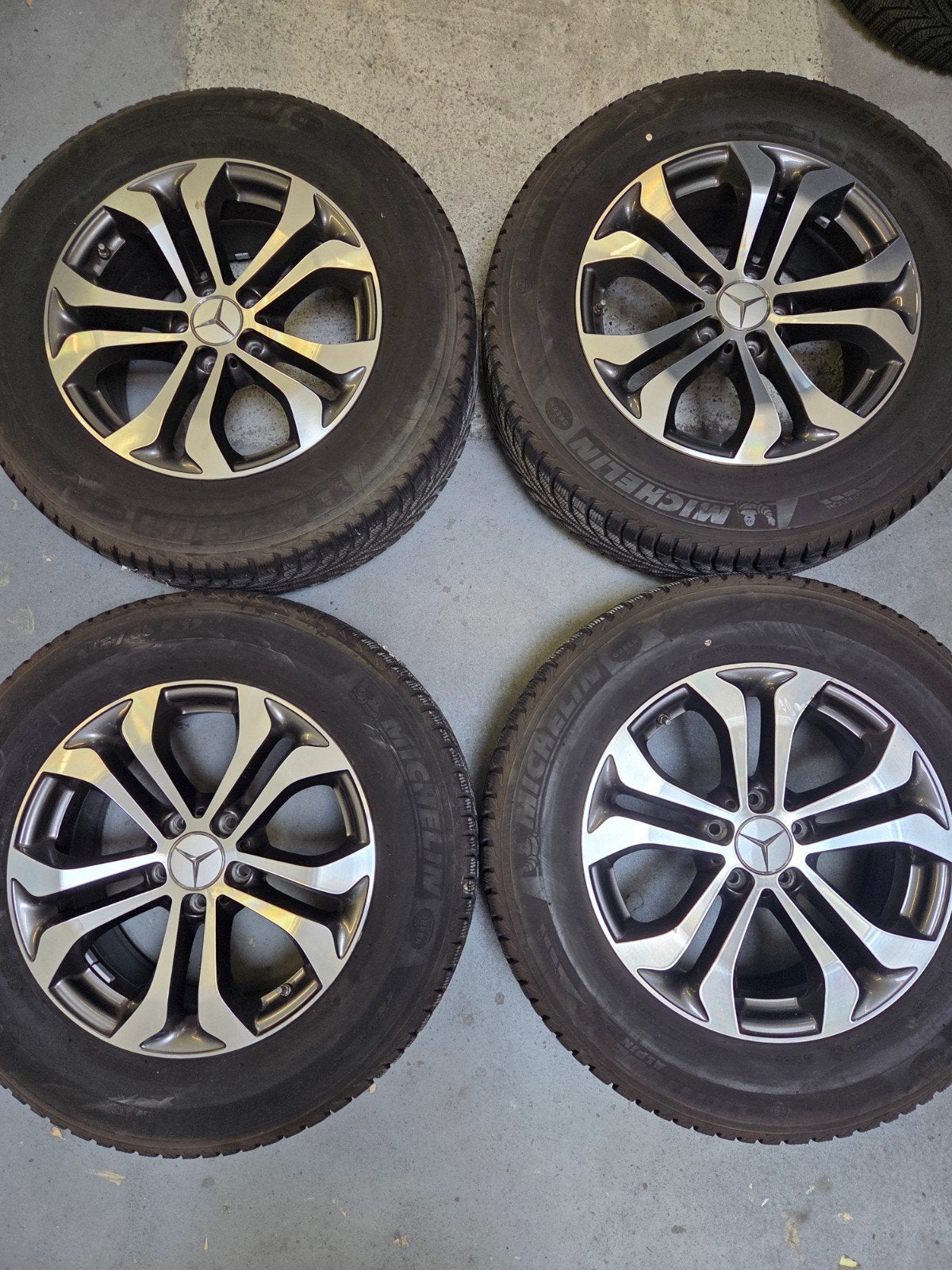 Mercedes velgen, Ophalen, Gebruikt, Banden en Velgen, 17 inch