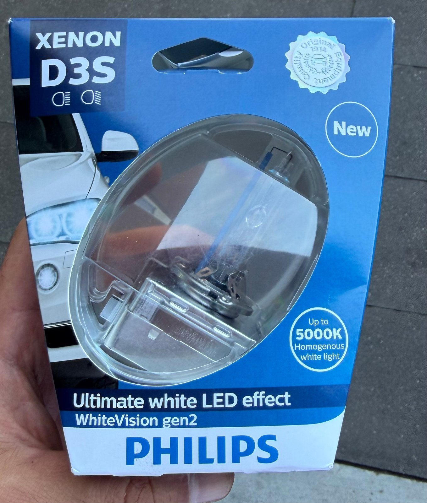 Philips Xenon D3S WhiteVision gen2 koplamp - Nieuw, Ophalen of Verzenden, Nieuw, Universele onderdelen