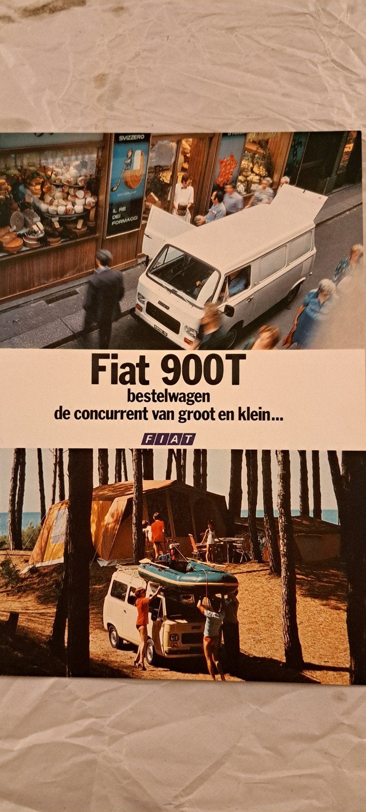 fiat 900T brochure ca 1978, Ophalen of Verzenden, Zo goed als nieuw, Overige merken