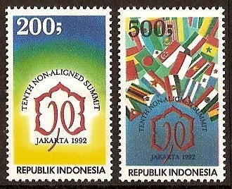 Indonesie Zonnebloem nr 1518/9 postfris 1992, Ophalen of Verzenden, Postfris, Zuidoost-Azië