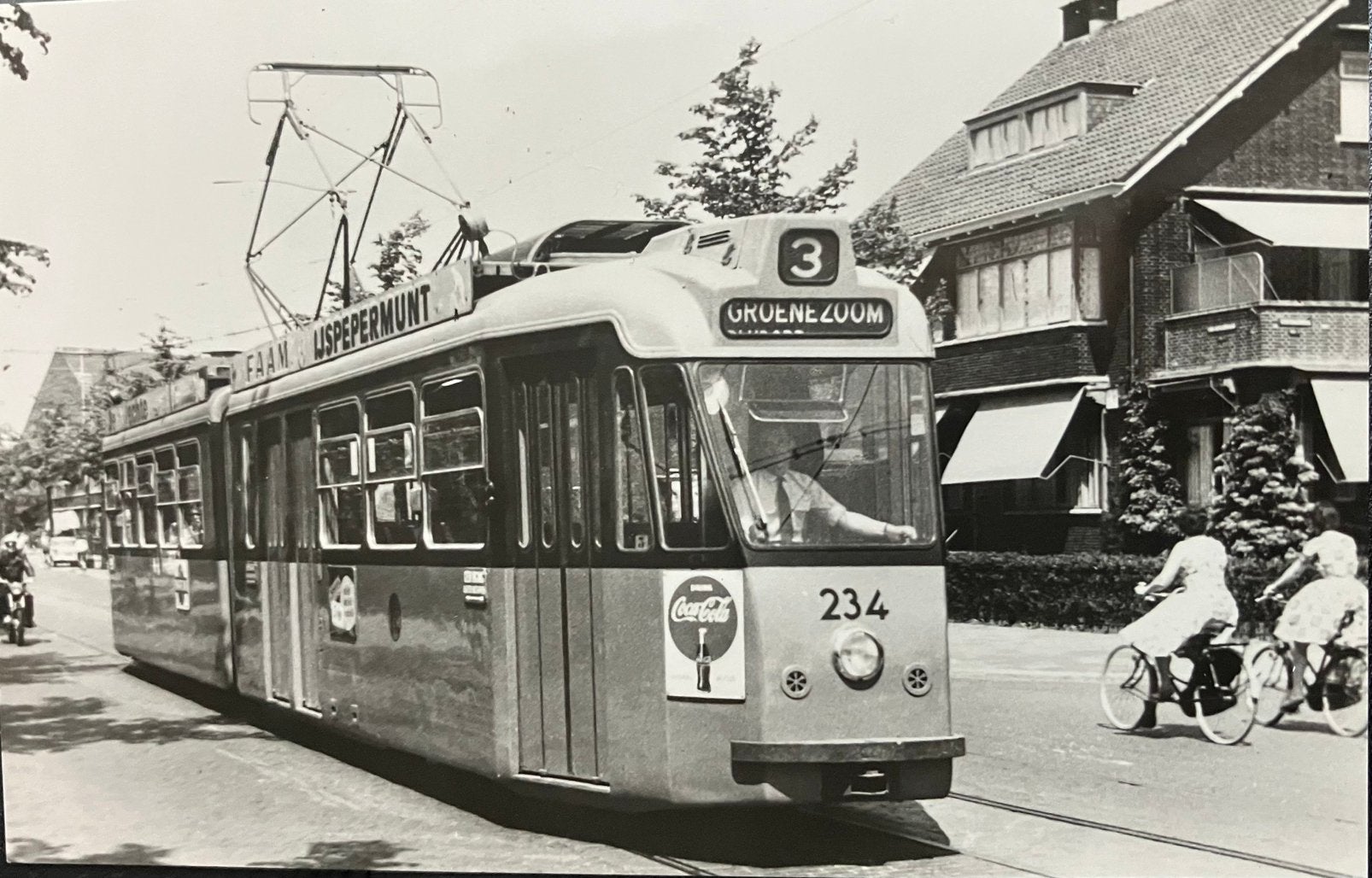 Ansichtkaart RET Tram Lijn 3 van Aarselaan Rotterdam in 1964, Ophalen of Verzenden, 1960 tot 1980, Ongelopen, Zuid-Holland
