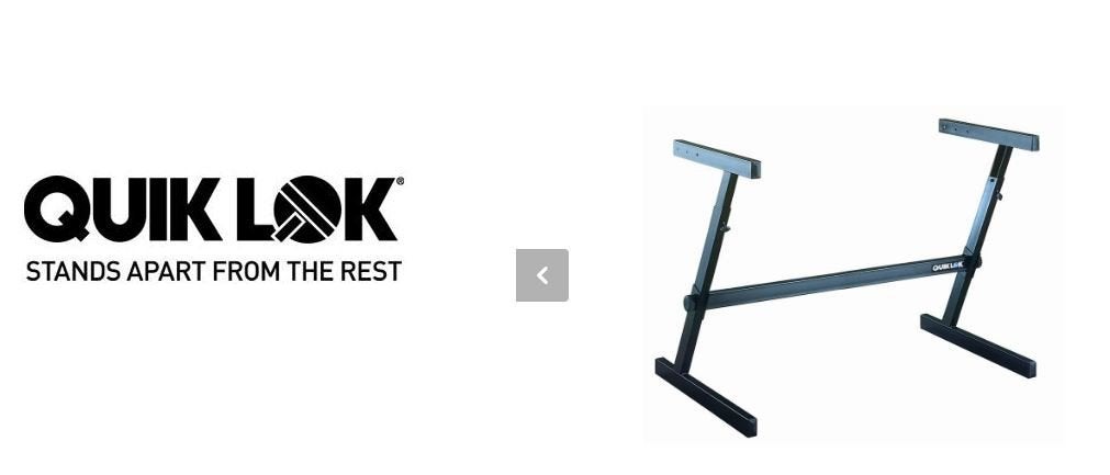 Quik lok Z-716L / Z716L keyboard & pianostand –nieuw in doos, Ophalen, Nieuw, Instrumentstandaard, Keyboard of Synthesizer