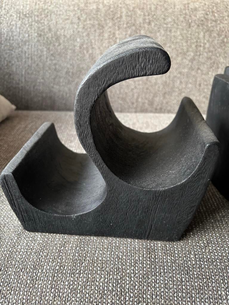 Massief houten wijnrek voor 2 flessen-Must Living (excl fl), Nieuw, Ophalen of Verzenden, Minder dan 5 flessen, Minder dan 50 cm