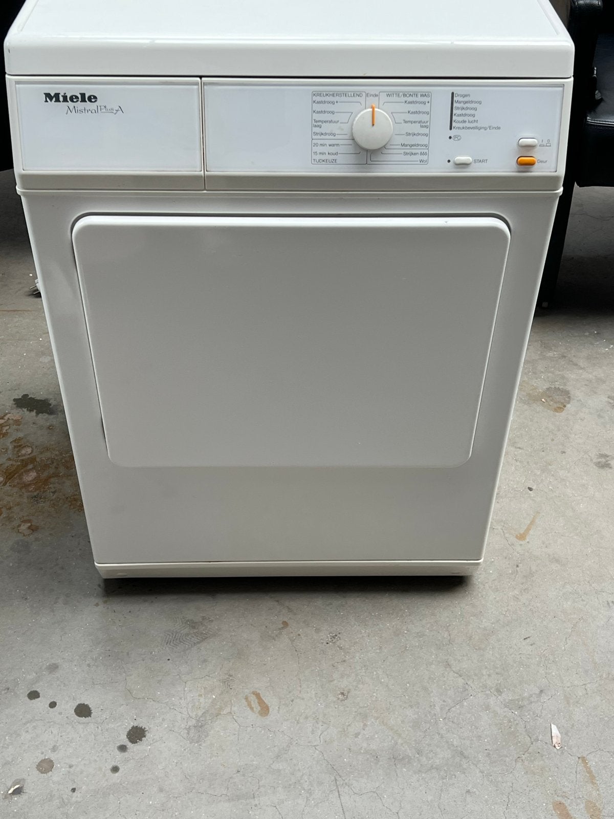 Miele T323 Super Mistral Plus A Droger 5 kg, Ophalen, Gebruikt, 4 tot 6 kg, Overige typen