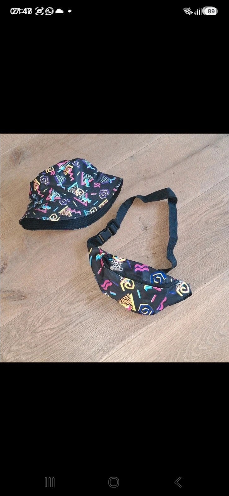 heuptasje en pet gabber retro 90's, Kleding | Heren, Carnavalskleding en Feestkleding, Overige maten, Ophalen of Verzenden, Accessoires