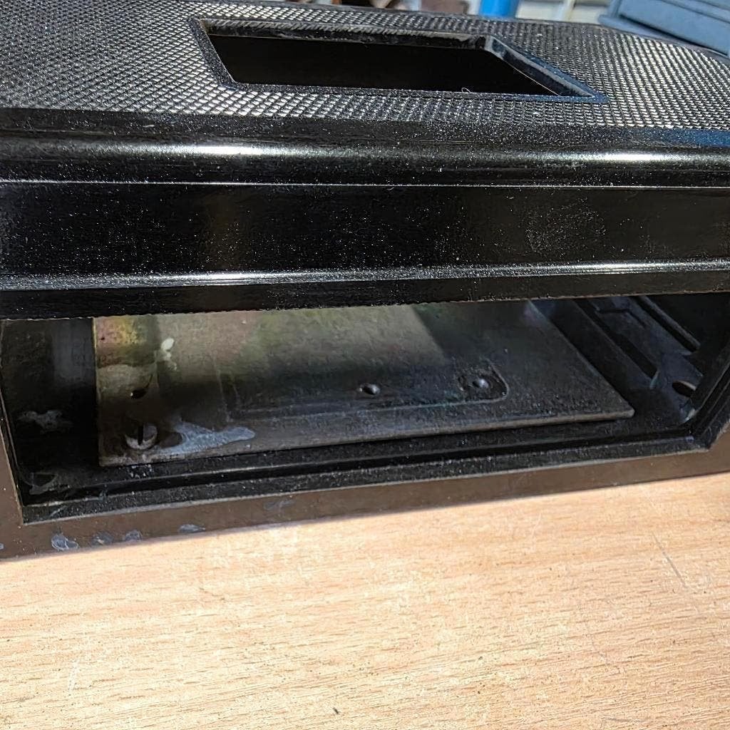 oud type bakeliet lege kast tbv aardlekschakelaar 22x11x8cm, Ophalen of Verzenden, Gebruikt