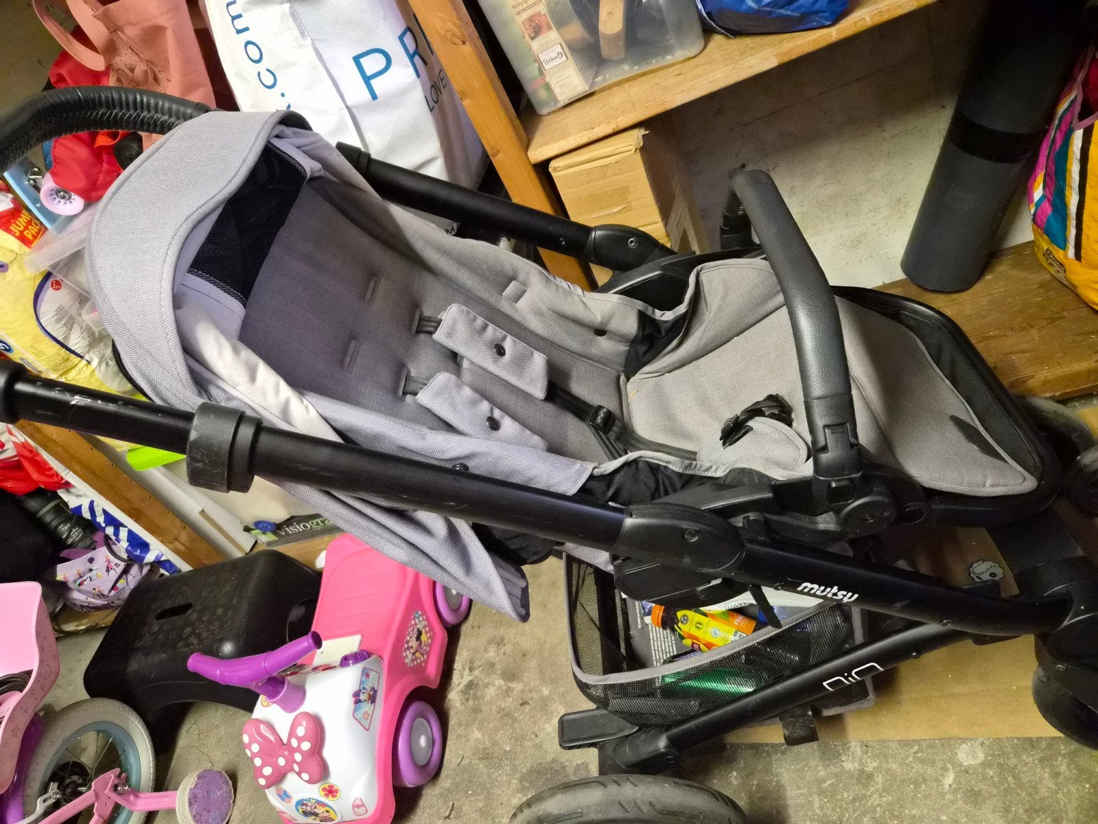 Mutsy kinderwagen met 2 zitjes en grote banden, Ophalen, Gebruikt, Combiwagen, Mutsy