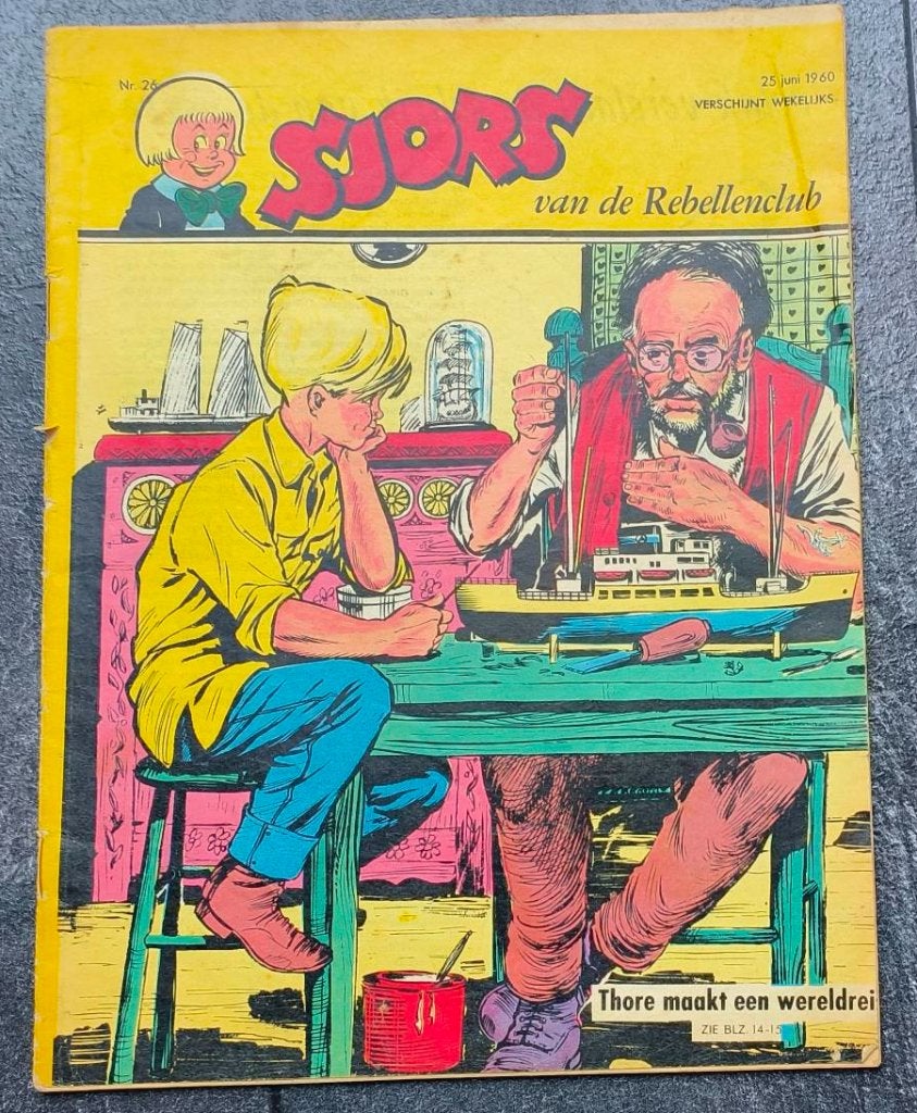 Sjors van de Rebellenclub nr.26 1960, Boeken, Gelezen, Eén stripboek, Diverse auteurs, Ophalen of Verzenden