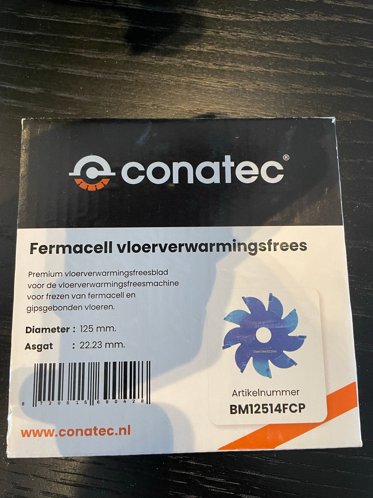 Conatec Fermacell vloerverwarmingsfrees 125mm, Doe-het-zelf en Verbouw, Ophalen, Gebruikt, Sleuvenfrees