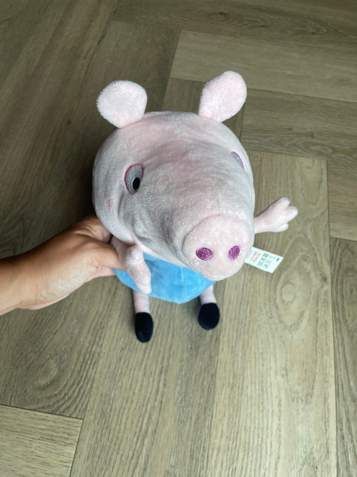 Peppa Pig George interactieve knuffel, Overige typen, Ophalen of Verzenden, Middelgroot (20 tot 80 cm), Peppa Pig