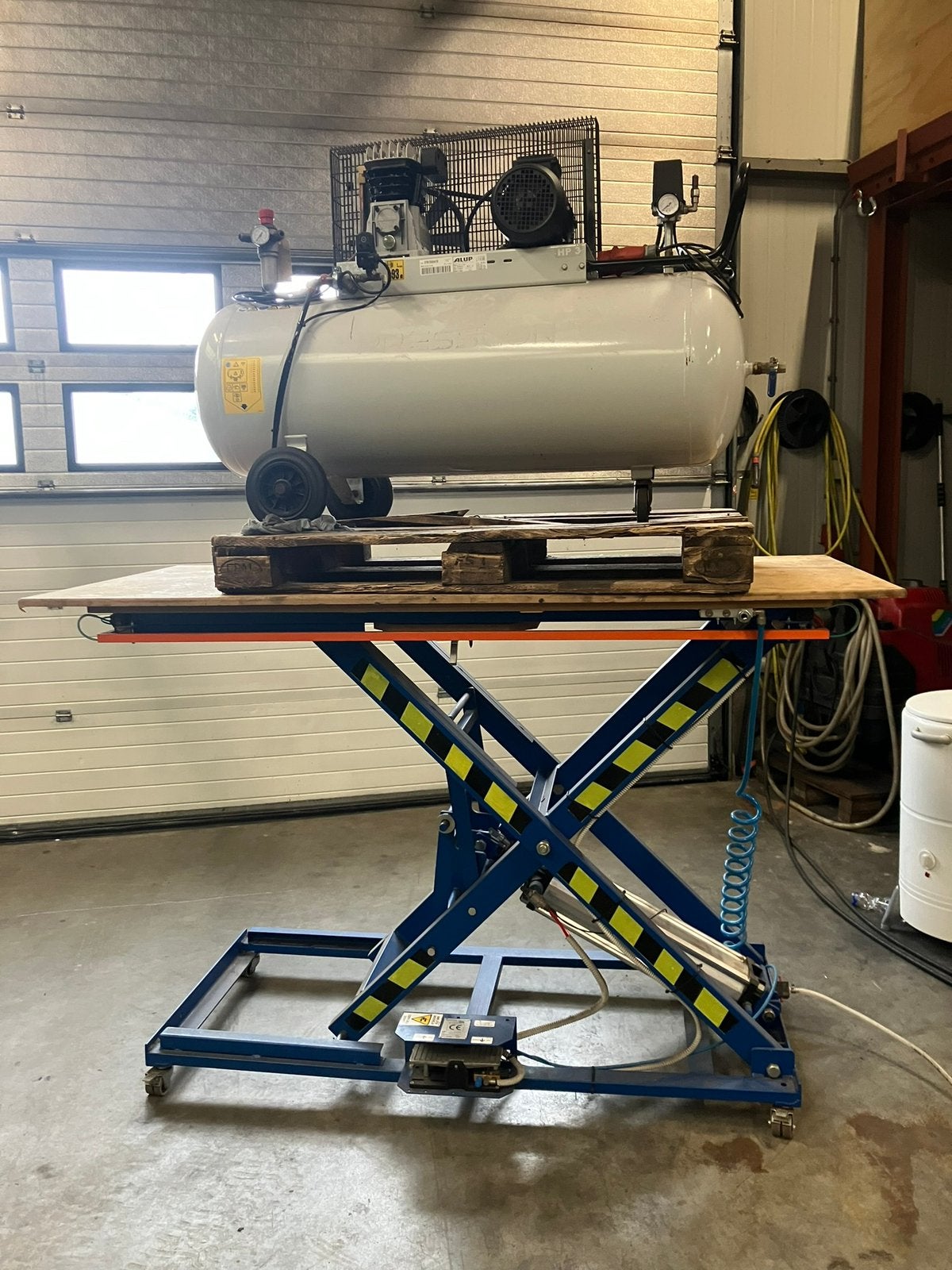 Heftafel, Ophalen, Zo goed als nieuw, 70 tot 120 cm, Inklapbaar