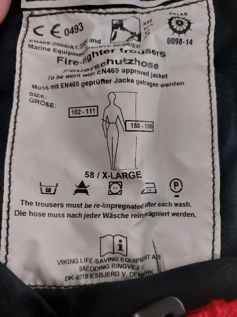 Viking Firefighters Trousers Brandweer Broek werkbroek, ., Nieuw, Ophalen of Verzenden, .