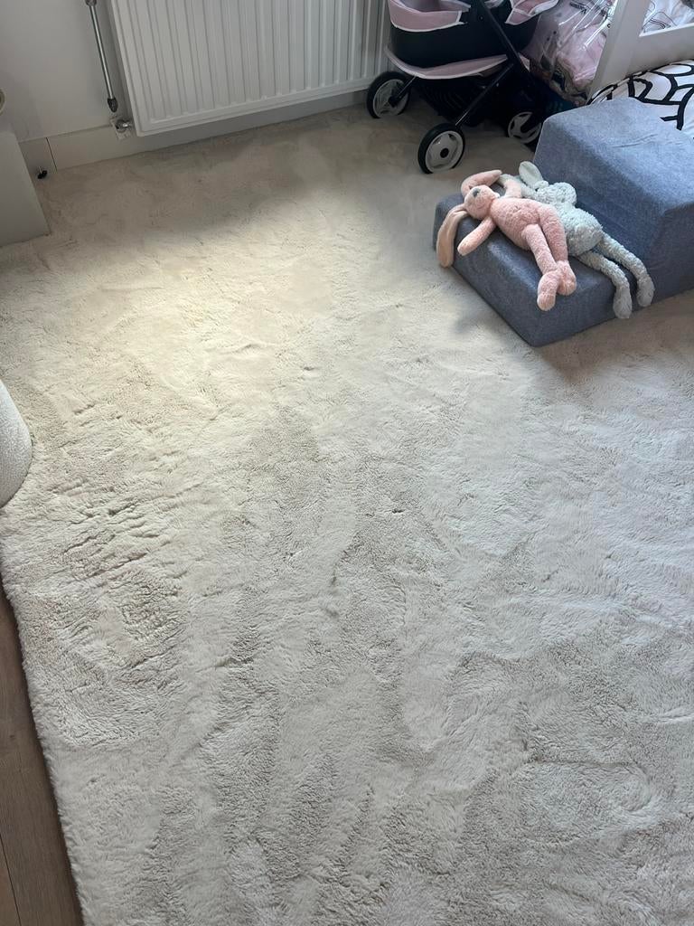 Beige crème wit tapijt vloerkleed carpet nieuw groot, Huis en Inrichting, Stoffering | Tapijten en Kleden, Wit, 150 tot 200 cm