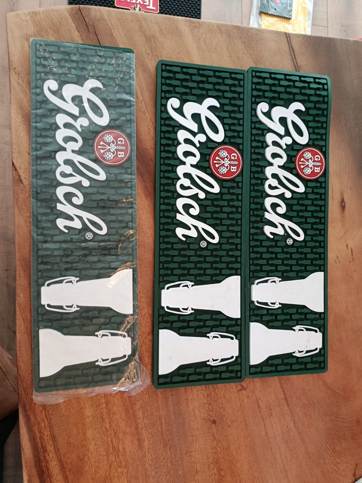 Grolsch barmat, Ophalen of Verzenden, Zo goed als nieuw, Reclamebord