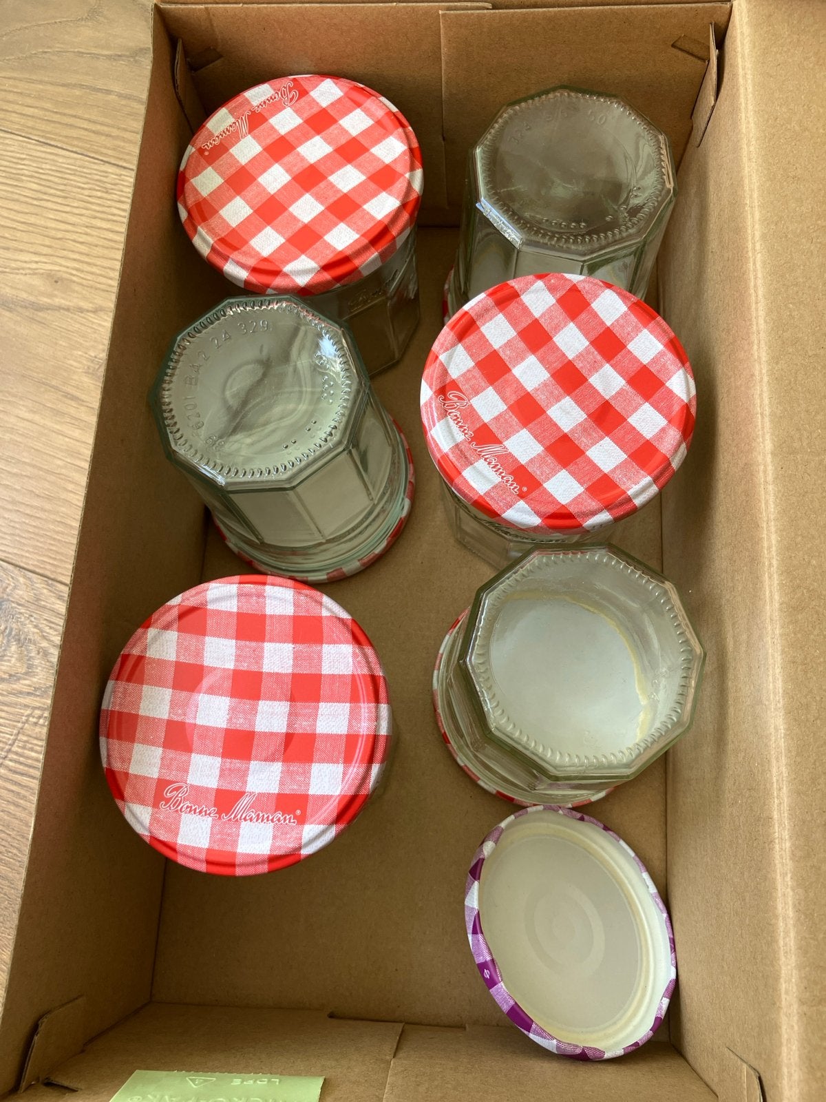 Le Parfait Bonne Maman Jampotten - Set van 6, Ophalen, Voorraadpot, Meerkleurig, Overige merken