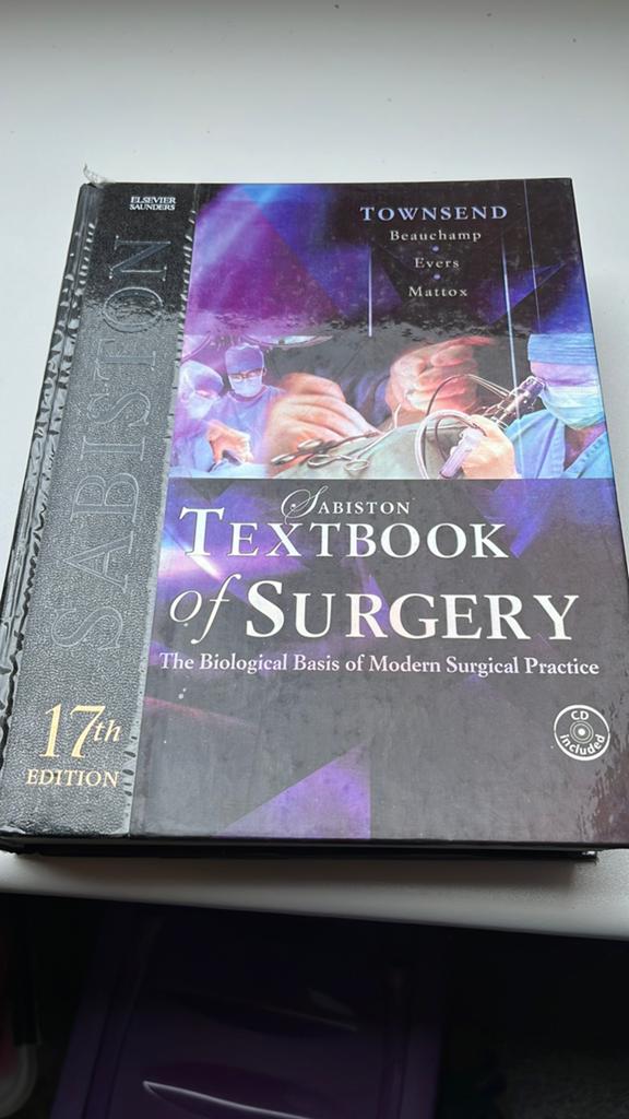Sabiston Textbook of Surgery, Ophalen of Verzenden, Beta, Zo goed als nieuw, WO