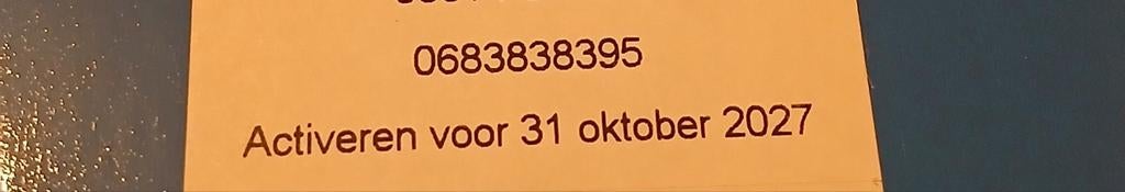 MOOI NUMMER LEBARA PREPAID 06-83-83-83-95 GRATIS VERZENDING, Verzenden, Nieuw, KPN, Simkaart