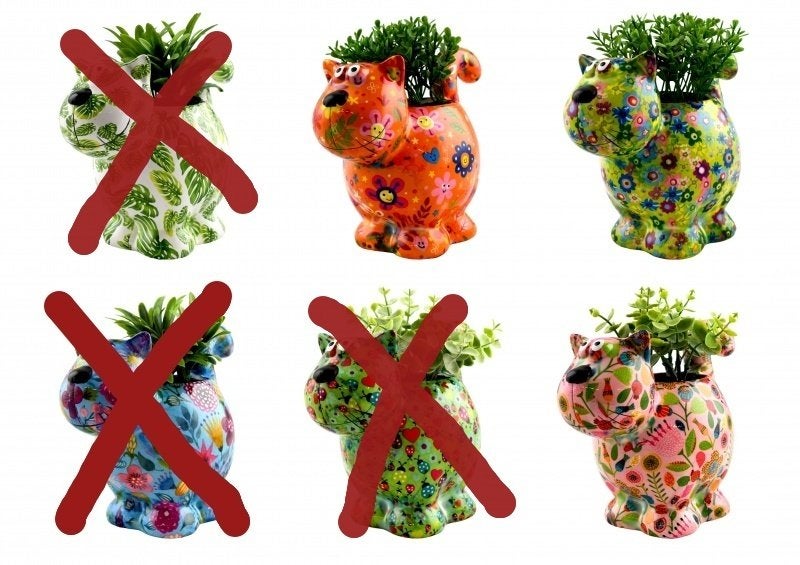 Pomme Pidou bloempot kat Dorothy of koe Bella, -, -, Nieuw, Ophalen of Verzenden