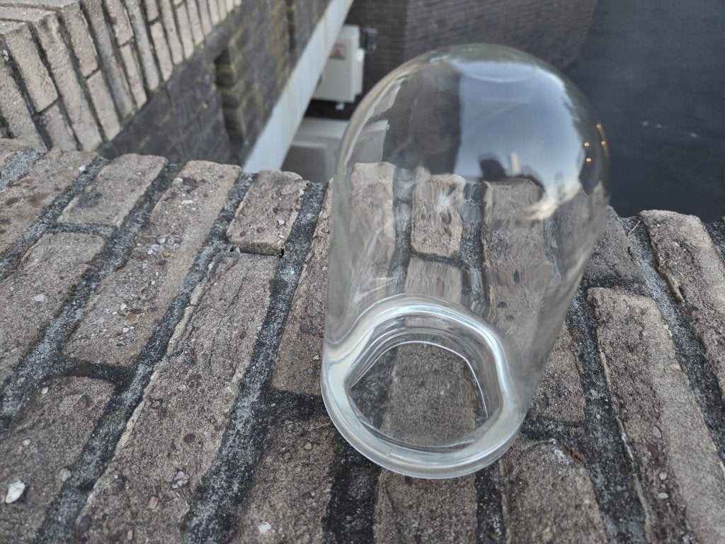 glazen stolp voor stallamp (schutglas), Gebruikt, Minder dan 50 watt, Wandlamp, Ophalen of Verzenden