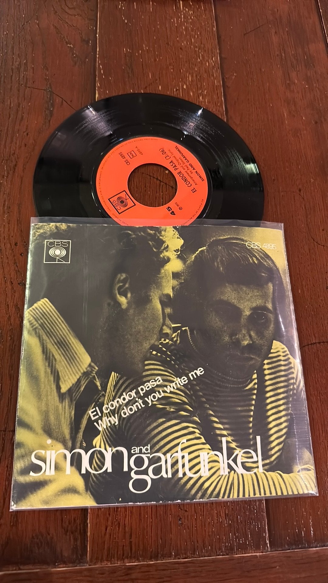 Simon and garfunkel single, Ophalen of Verzenden, Zo goed als nieuw, Pop