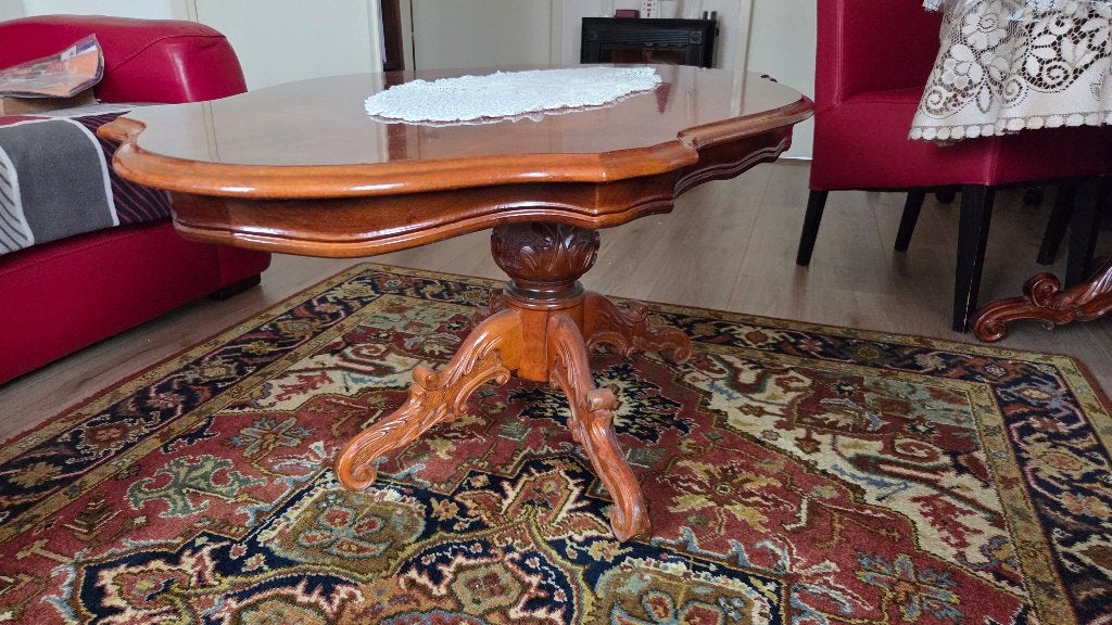 Klassieke of barok-stijl salontafel, Ophalen, 50 – 75, Gebruikt, 100 tot 150 cm