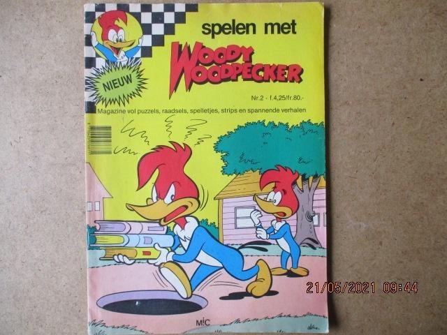 adv2492 spelen met woody woodpecker, Eén stripboek, Ophalen, Gelezen