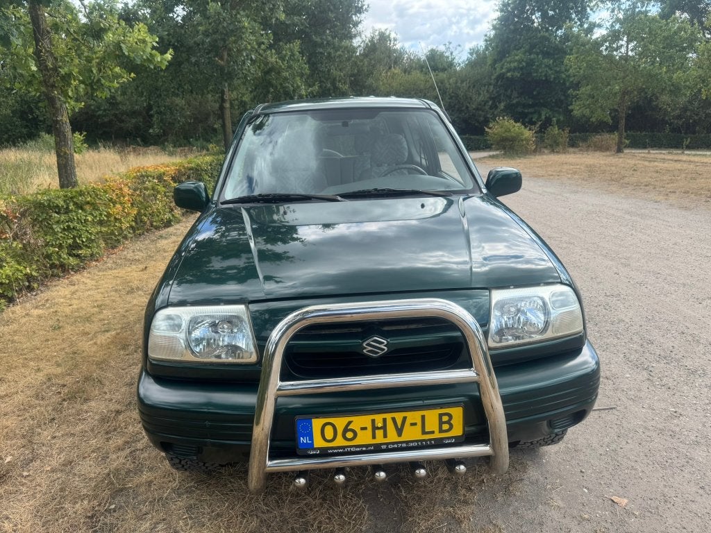 Suzuki Grand Vitara 2.0 3D 2002 Groen met AIRCO!, Stof, 1995 cc, 4 cilinders, Handgeschakeld