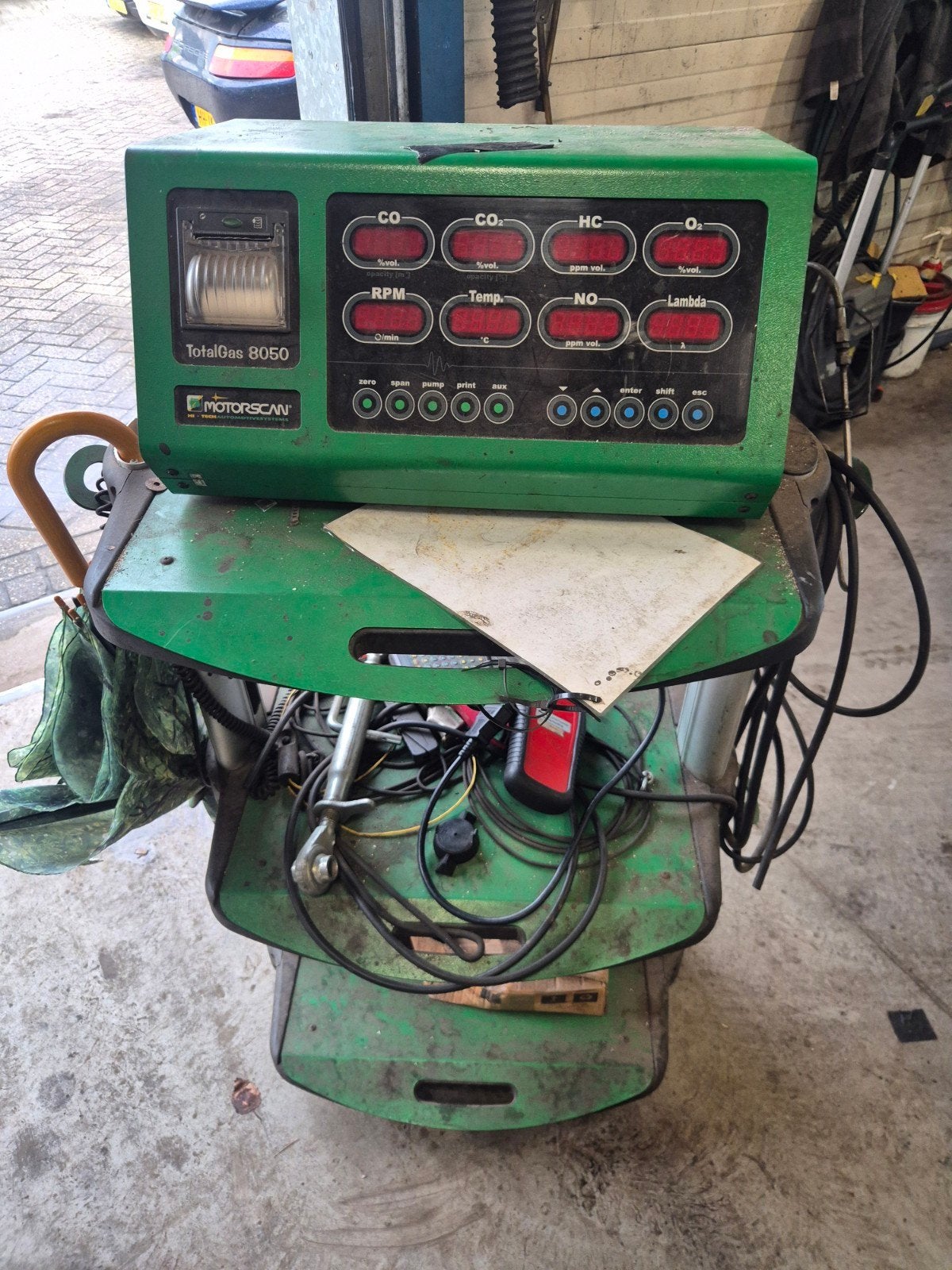Viergas tester motorscan met defect, Auto diversen, Ophalen of Verzenden