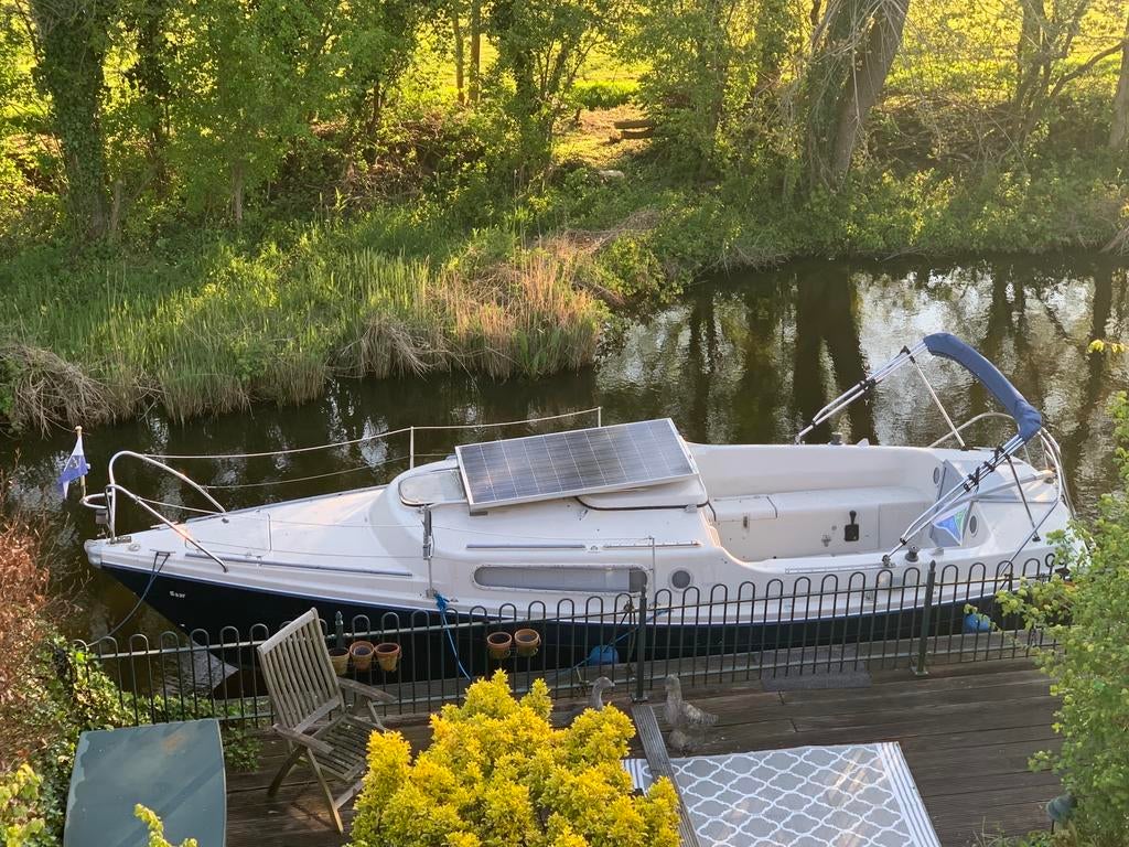 Dehler Delanta 76 AK omgebouwd als motorsloep Nanni diesel, Watersport en Boten, Ophalen, 10 tot 30 pk, Gebruikt, Binnenboordmotor
