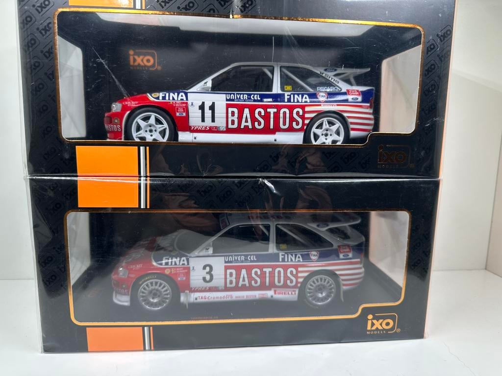 FORD ESCORT RS COSWORTH SNIJERS #3 RALLY IEPER '95 1:18 IXO, Hobby en Vrije tijd, Modelauto's | 1:18, Ophalen of Verzenden, Nieuw