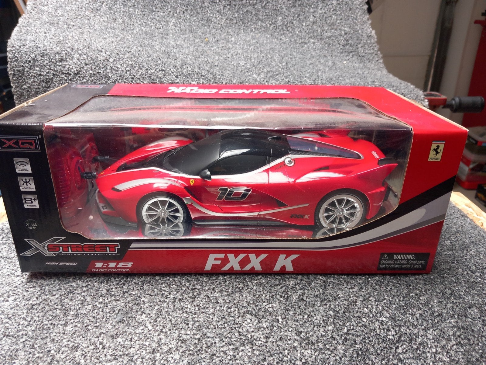 Rc auto ferrari fxx 1/18, Ophalen of Verzenden, Nieuw, Bburago