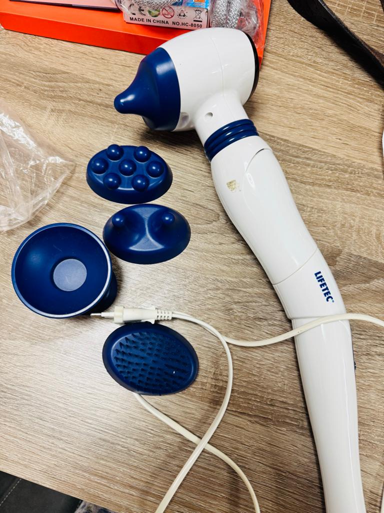 Lifetec Handmassageapparaat met verschillende opzetstukken, Ophalen of Verzenden, Gebruikt, Apparaat