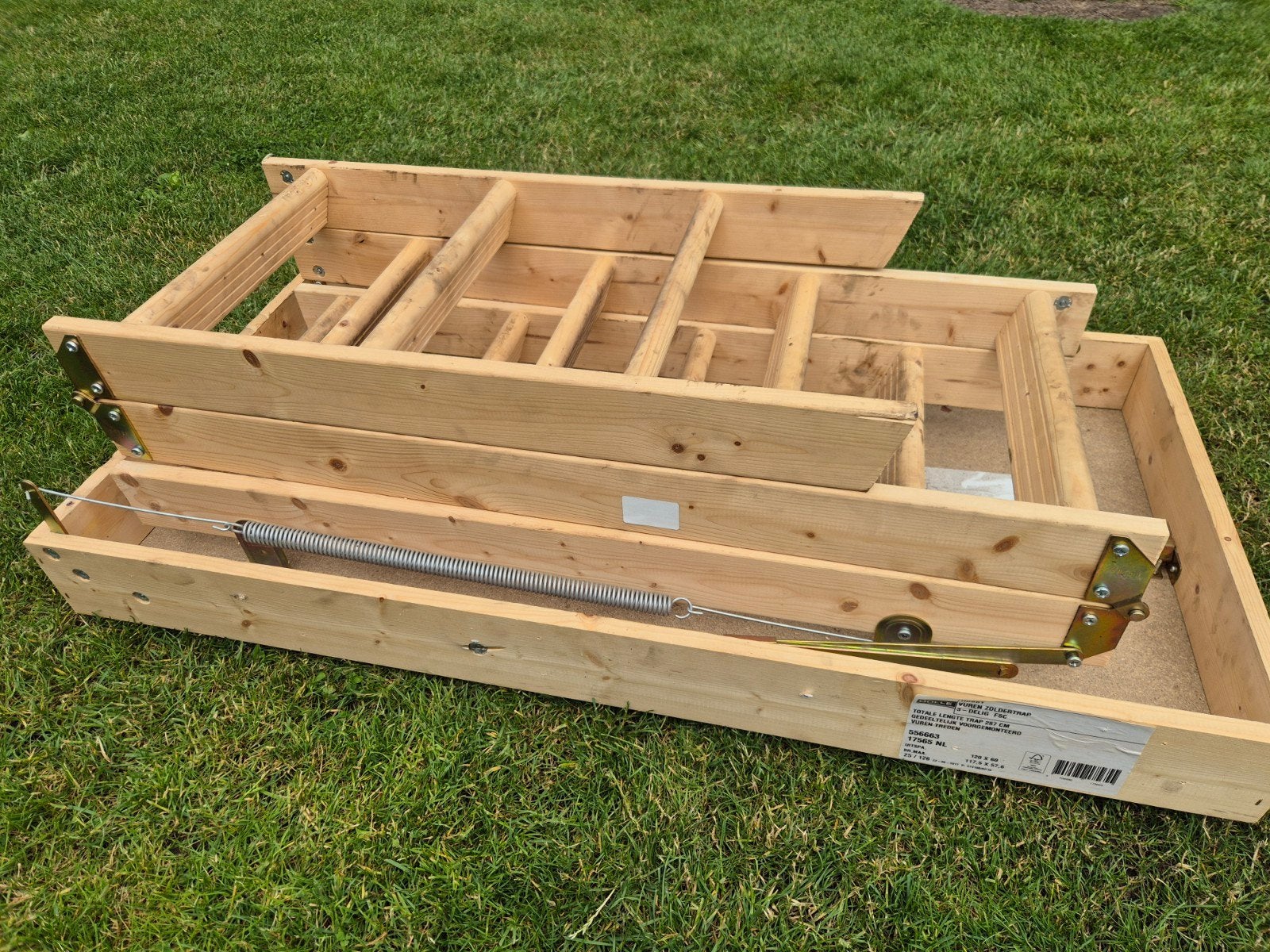 Dolle Hobby Vuren Zoldertrap 3-delig FSC, Ophalen, 2 tot 4 meter