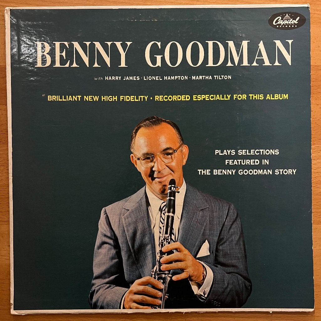 Benny Goodman with Harry James Lionel Hampton 1956, LP, Gebruikt, Originele persing, Ophalen of Verzenden