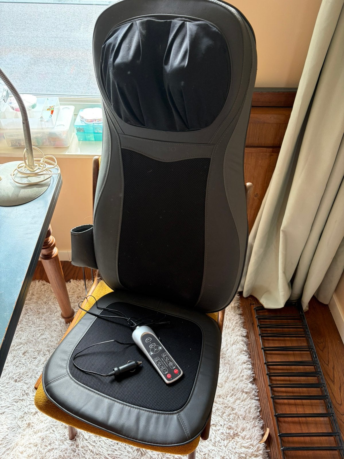 Naipo massagestoel auto, Ophalen, Zo goed als nieuw, Massagestoel of Kussen