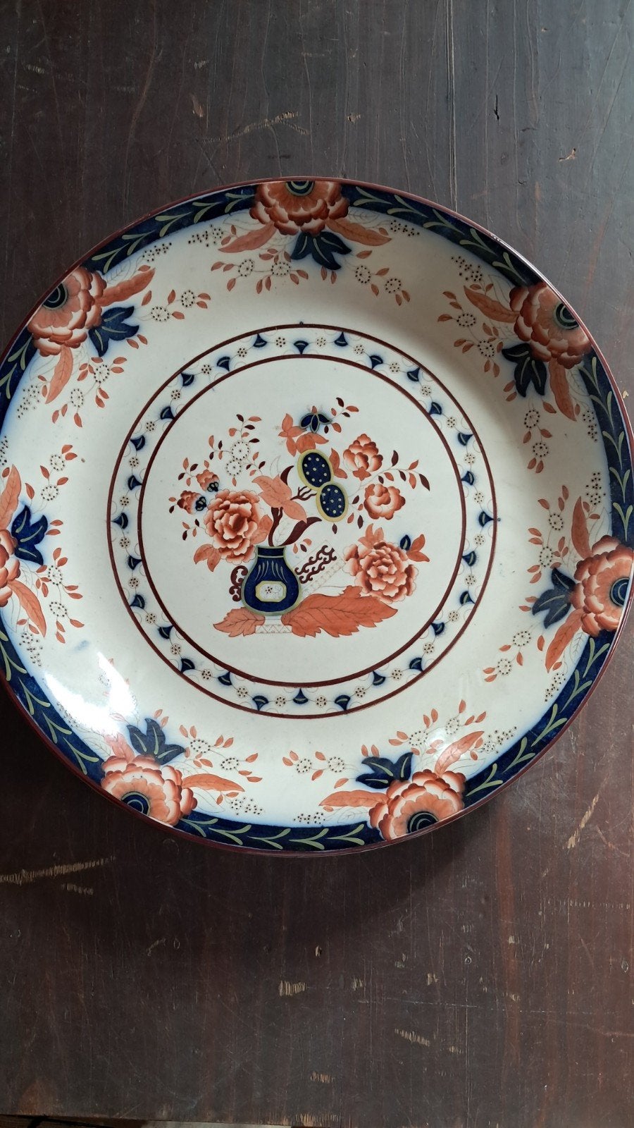 Antieke Petrus Regout Maastricht “Persian” schaal/bord, Ophalen