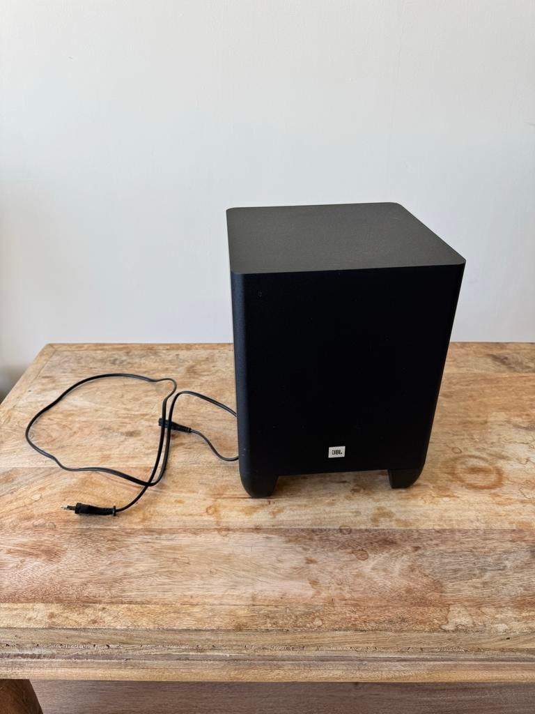 JBL Cinema SB350 Subwoofer ZGAN, Ophalen of Verzenden, Zo goed als nieuw, 120 watt of meer, Subwoofer