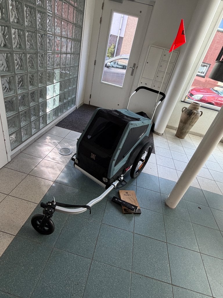 Burley Bark Ranger hondenfietskar / loopkar, Opvouwbaar, Burley, 20 tot 40 kg, Ophalen of Verzenden