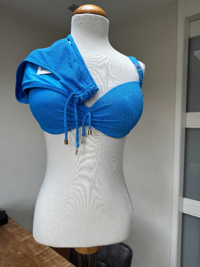 LIVERA voorgevormde bikini maat 36 D/E + maat 38 NIEUW D12, Blauw, Nieuw, Ophalen of Verzenden, Bikini