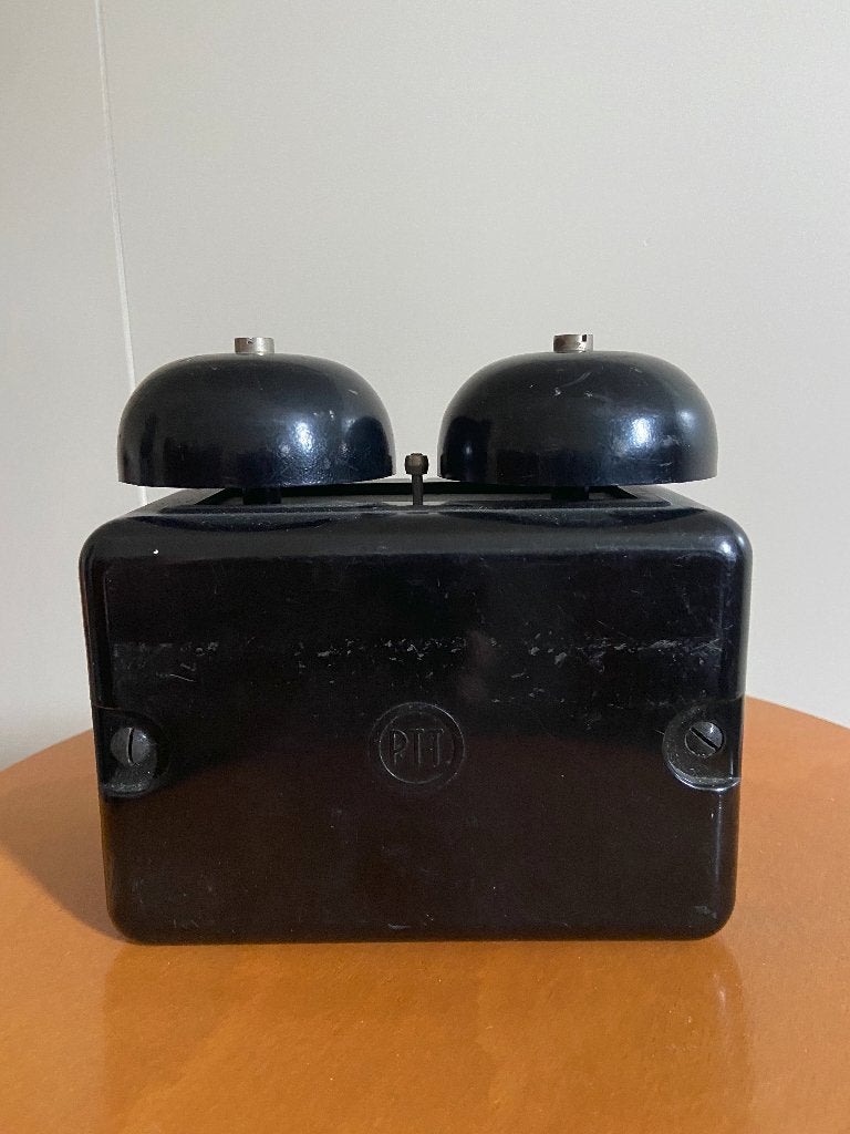 TE KOOP: Retro PTT telefoonbel bakeliet, Antiek en Kunst, Ophalen